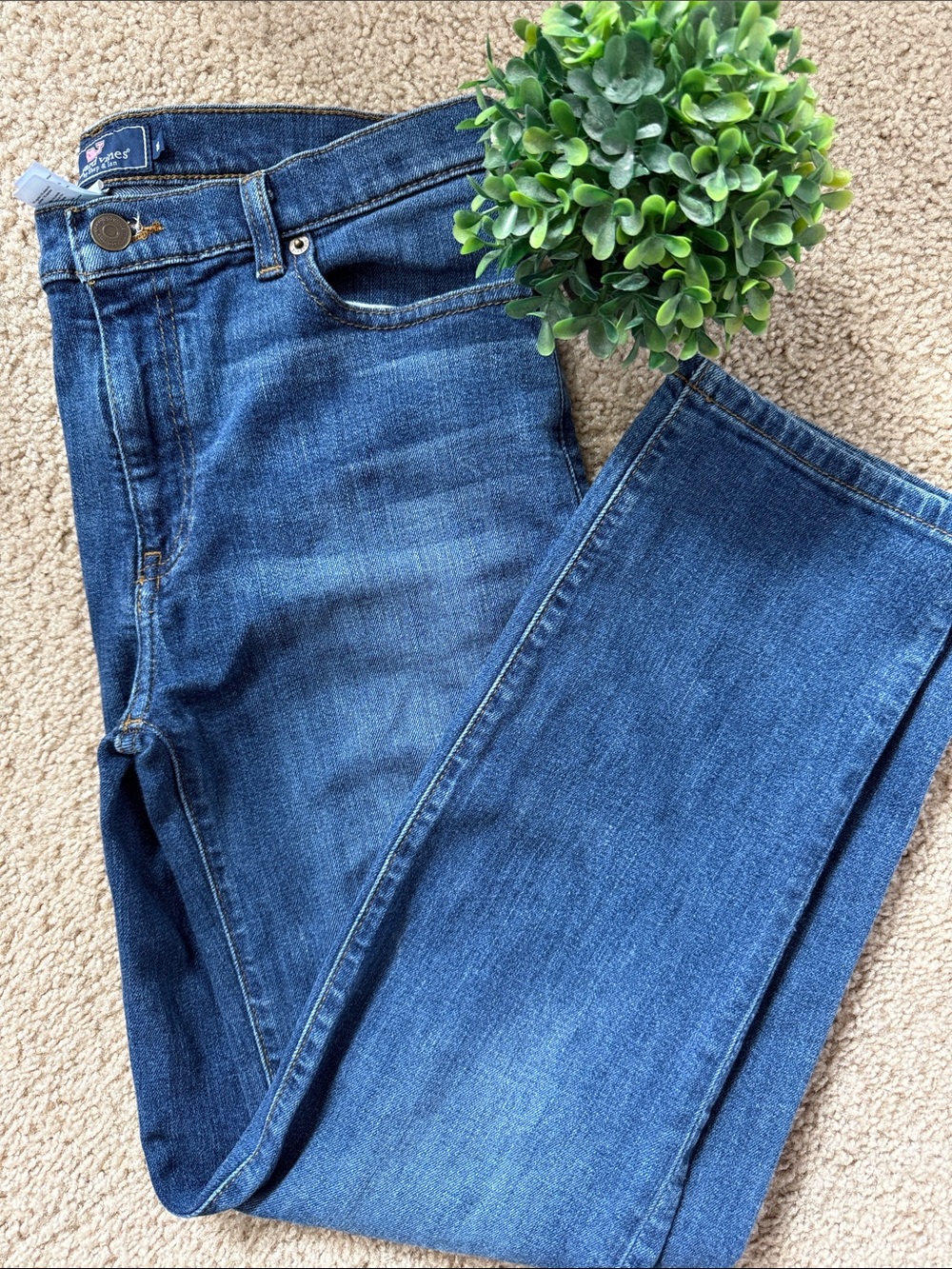Vineyard Vines Kids Medium Blue Straight Jeans size 18